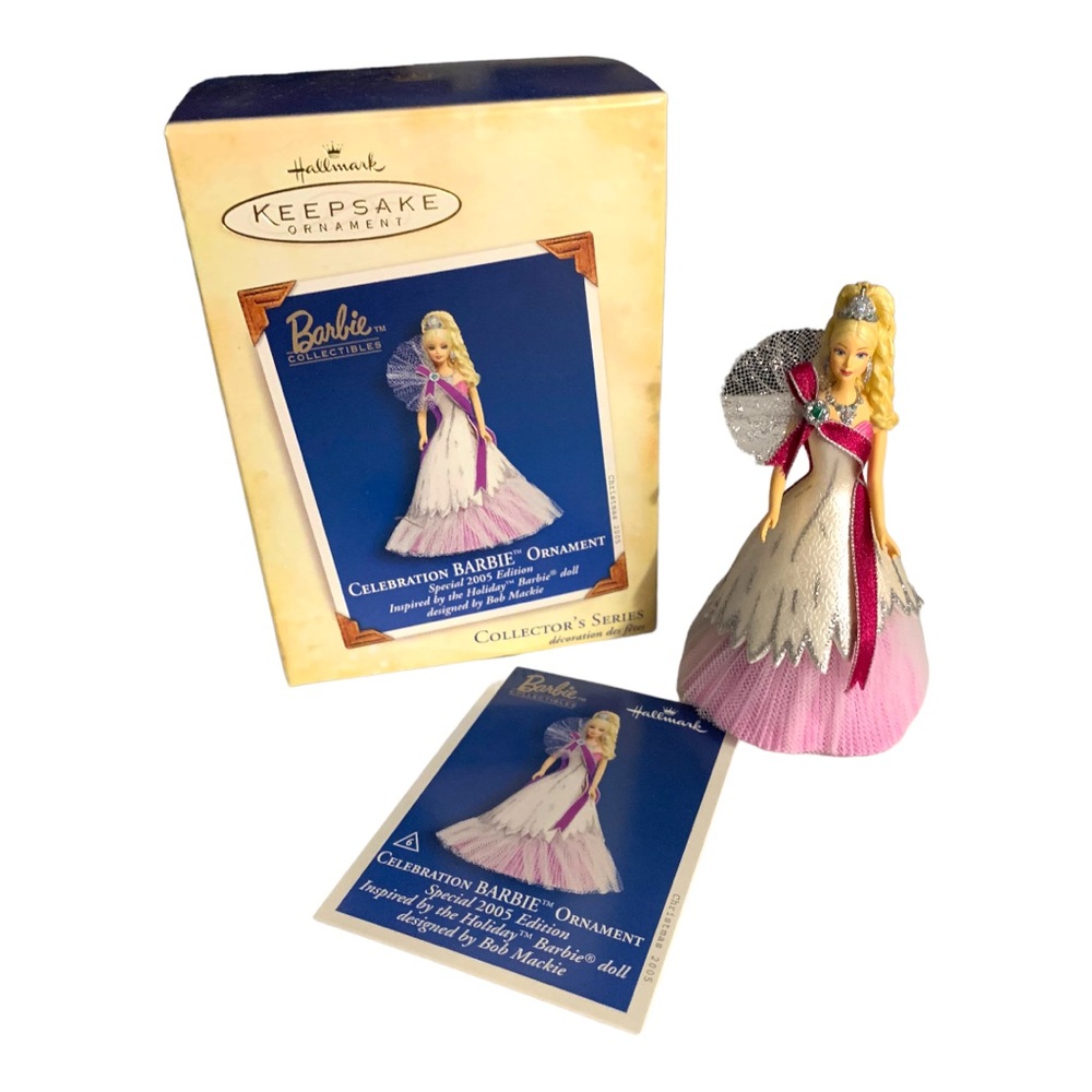 NIB 2005 Hallmark Celebration Barbie Special Edition Ornament Collectible